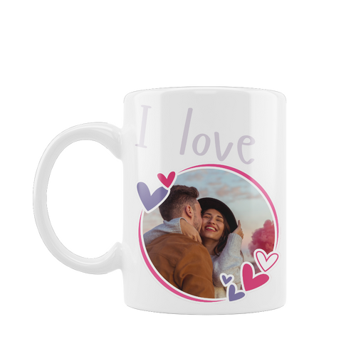 Чаша с надпис I LOVE YOU